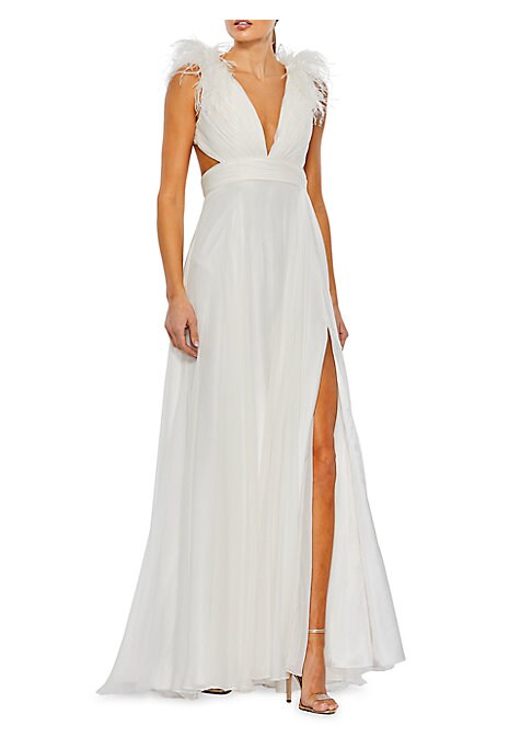 Feather Elegance Dress