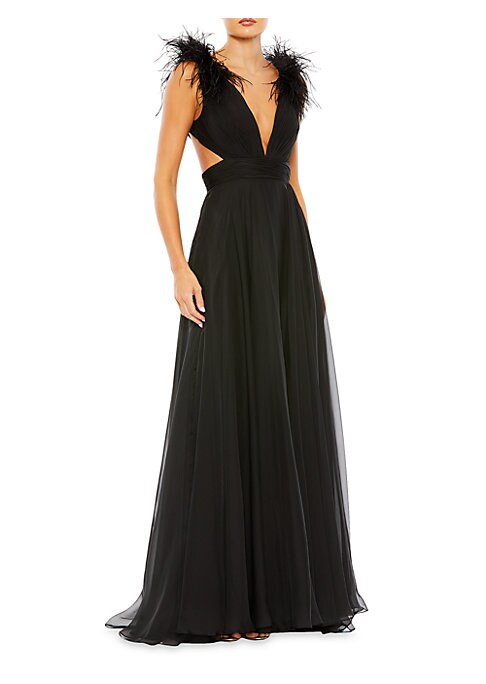 Feather Elegance Dress