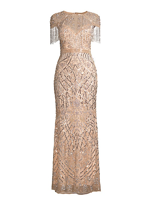 Fringe Elegance Gown