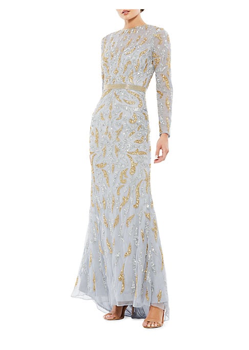 Glistening Animal Print Dress