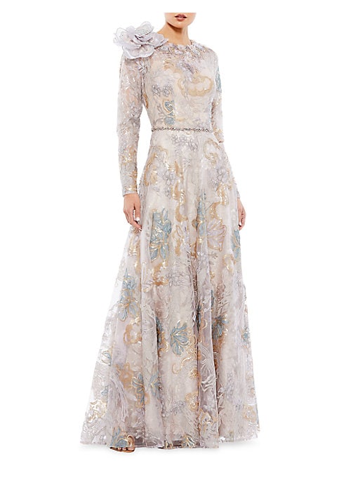 Floral Elegance Gown