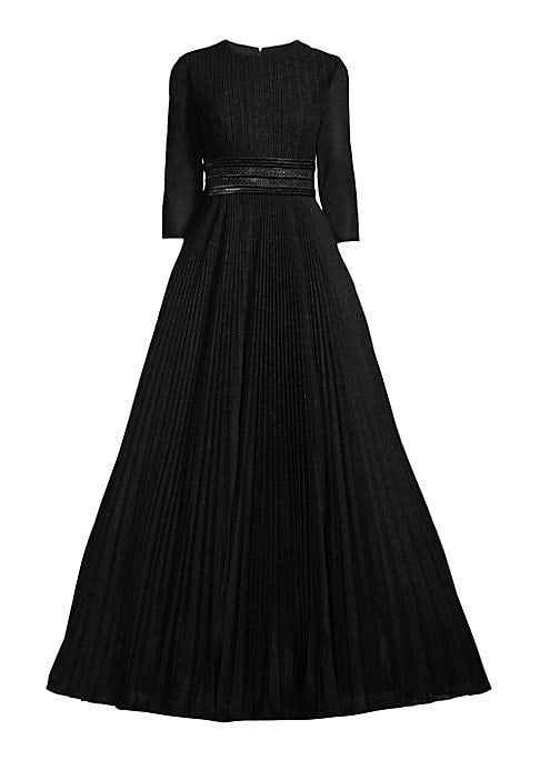 Glistening Pleat Dress