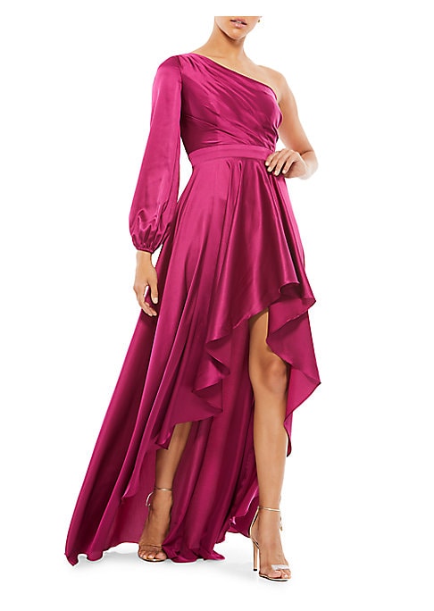 Asymmetric Elegance Gown