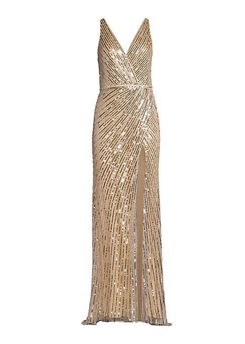Glistening V-Dress