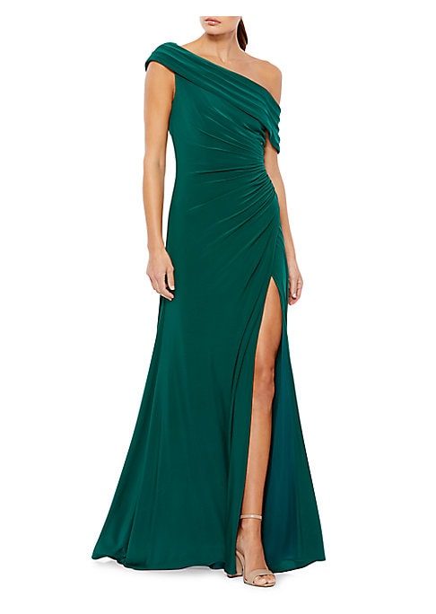 Sleek Slit Evening Gown