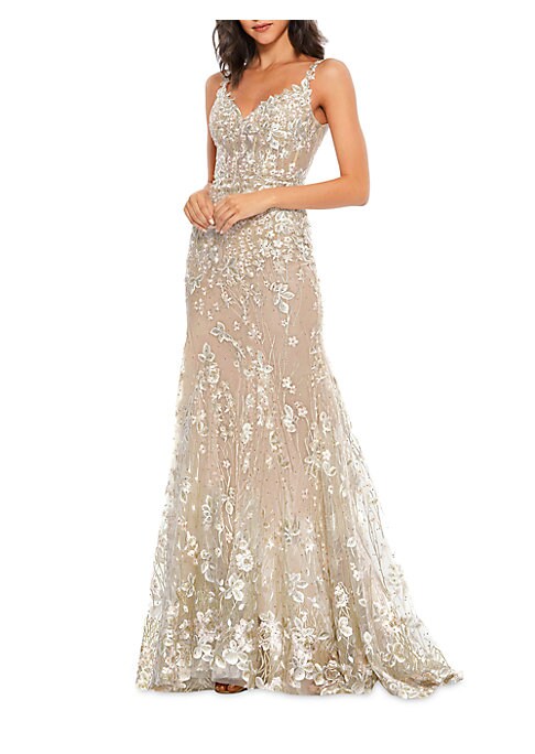 Glistening Floral Dream Gown