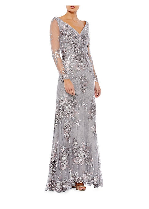 Luxe Lace Evening Dress
