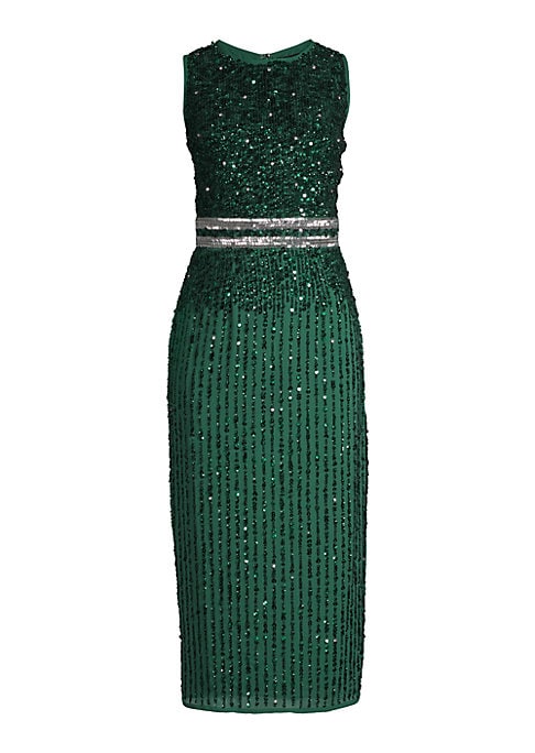 Glam Sequin Sheath Dress