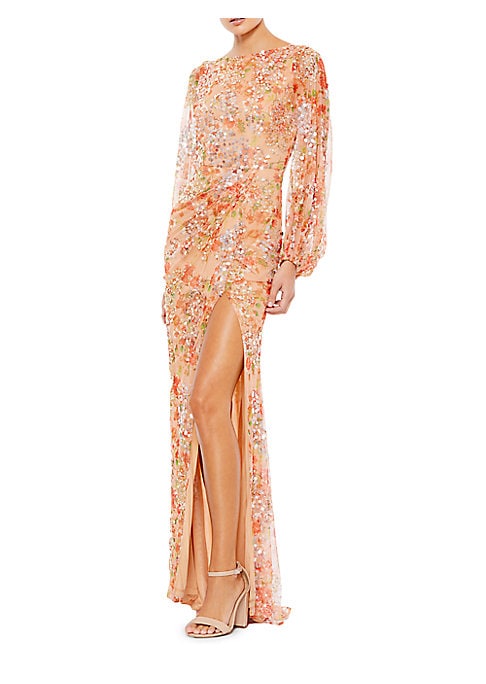 Glamorous Sheer Elegance Gown