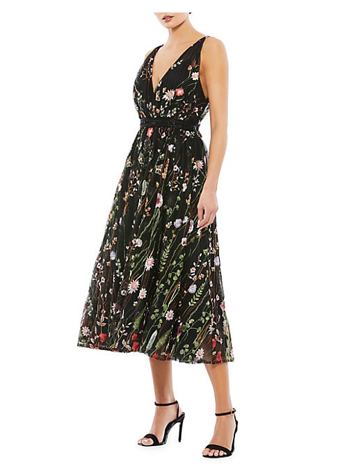 Floral Charm Tulle Dress