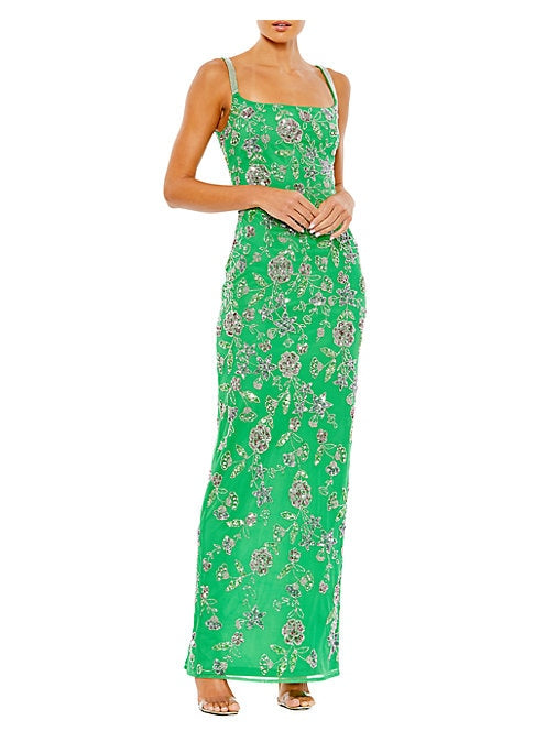 Floral Elegance Gown