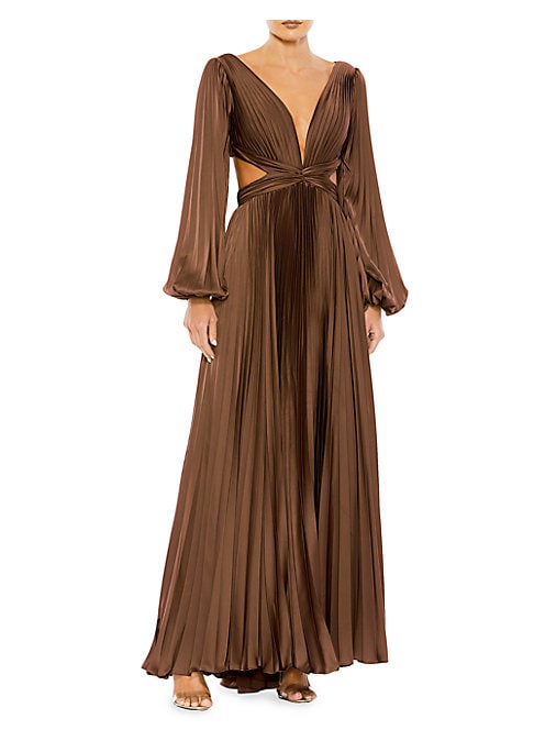 Elegant Satin Evening Dress