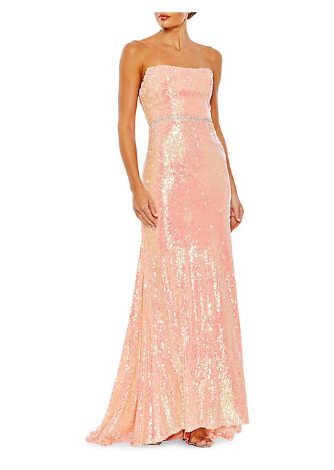 Radiant Strapless Evening Dress
