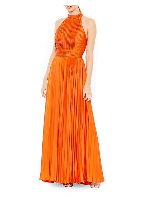 Elegant Satin A-Line Gown