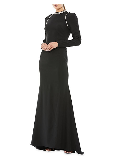 Elegant Long Sleeve Gown