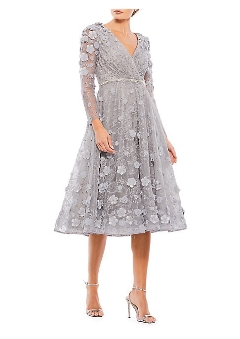 Luxe Lace V-Dress