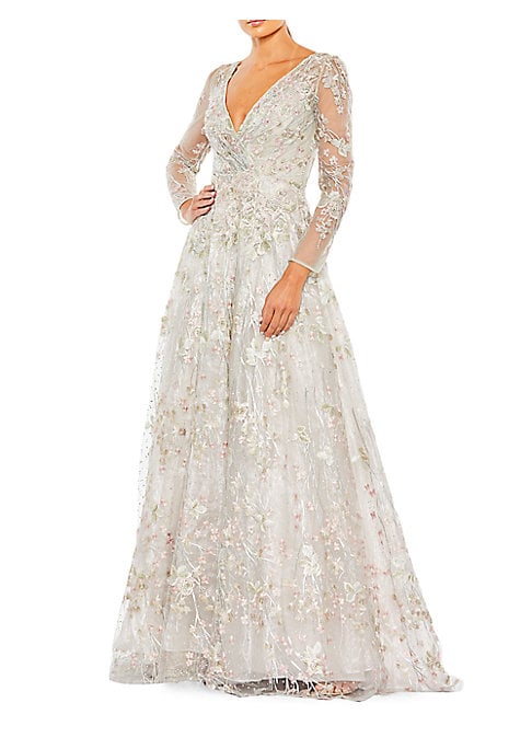 Floral Elegance Gown
