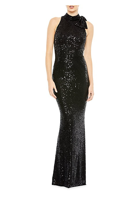 Shimmering Halter Dress