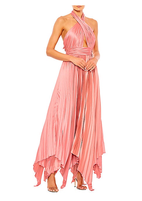 Elegant Satin A-Line Dress