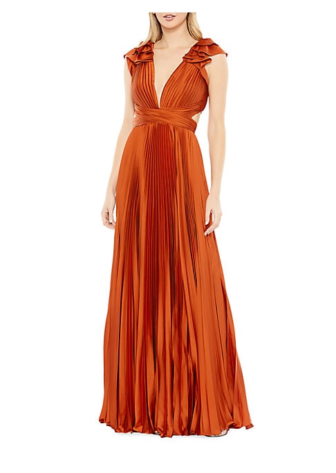 Ruffled Elegance Gown