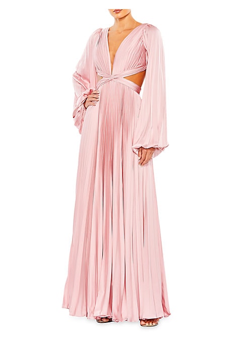Elegant Pleat Gown