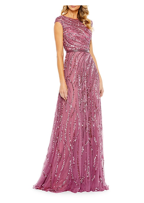Shimmering Chiffon Elegance