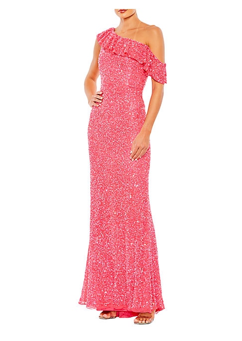 Glimmering Asymmetrical Dress