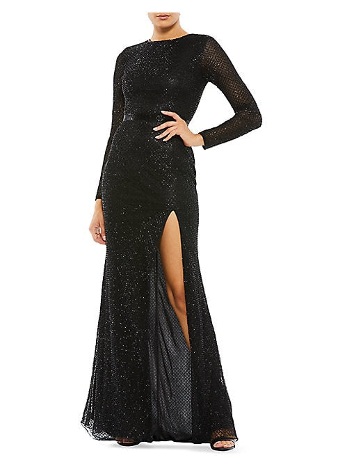 Glamorous Slit Evening Dress