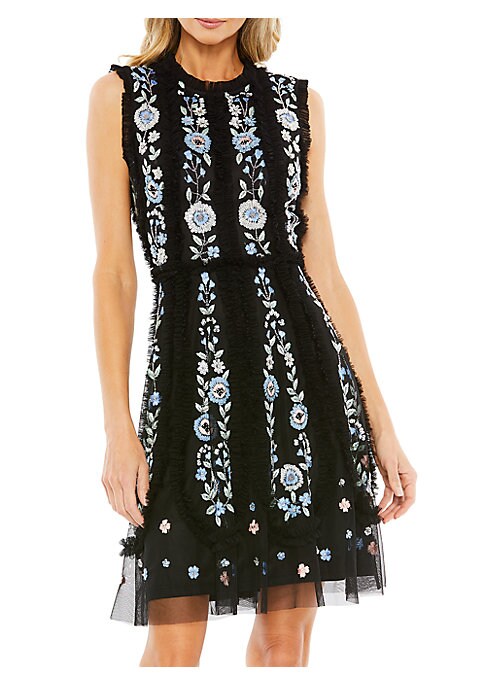 Chiffon Bloom Minidress