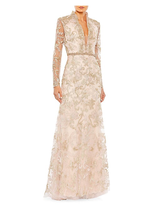 Luxe Lace Evening Dress