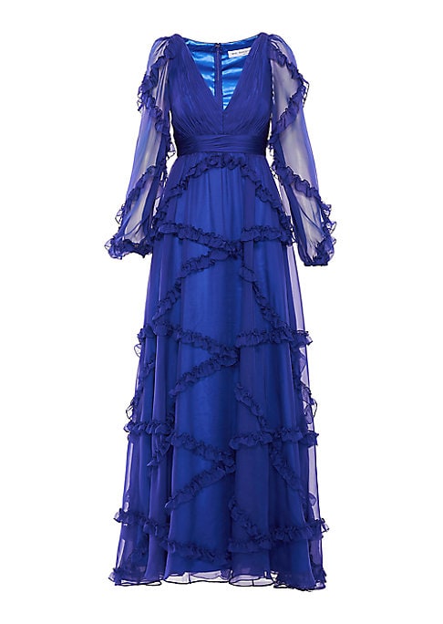 Chic Ruffled A-Line Dress