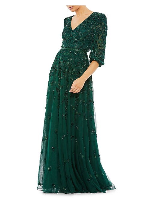 Floral Elegance Gown