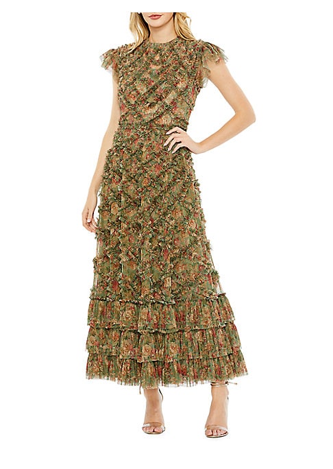 Elegant Ruffle Dress