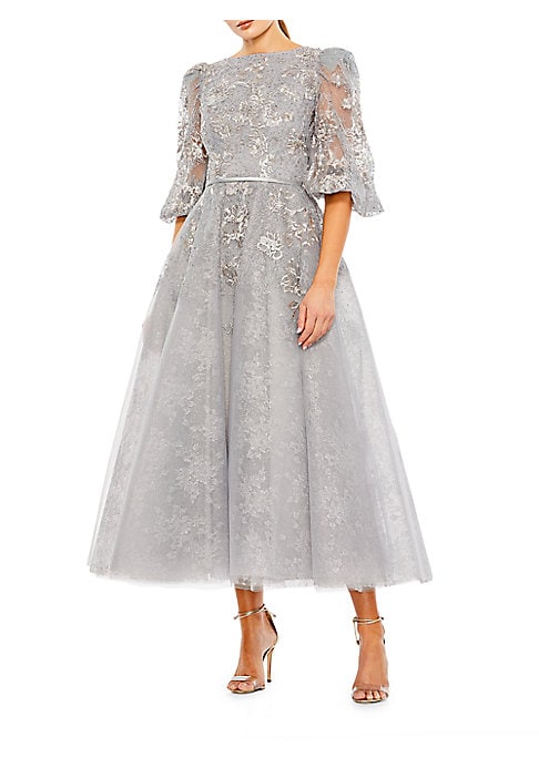 Floral Puff Sleeve Dress