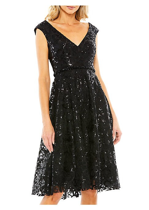Sparkle Fit & Flare Dress