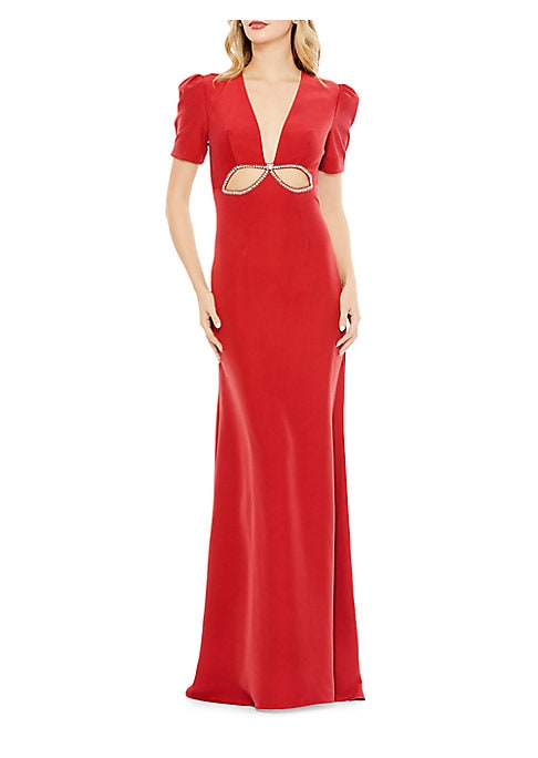 Vivid V-Style Dress