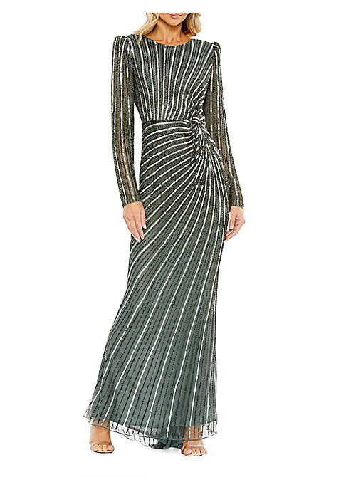 Chic Knotted Evening Dress