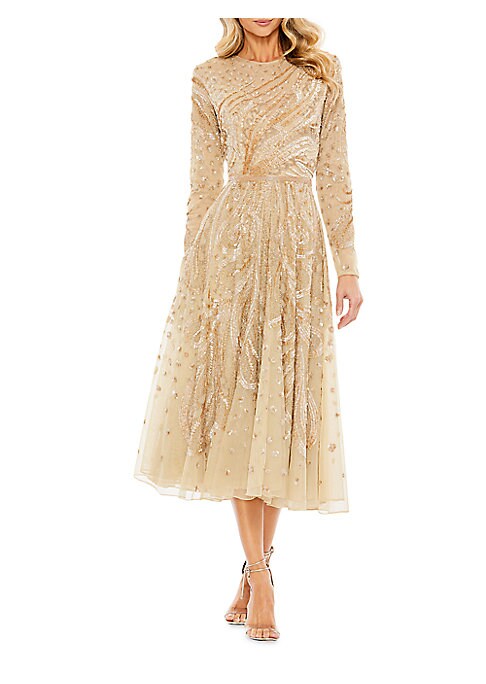 Sparkling Midi Sequin Dress