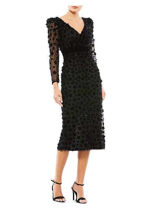 Floral Elegance Midi Dress