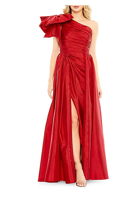 Bow Detail Evening Gown