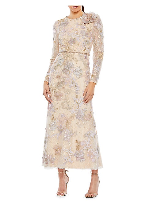 Lace Floral Elegance Dress