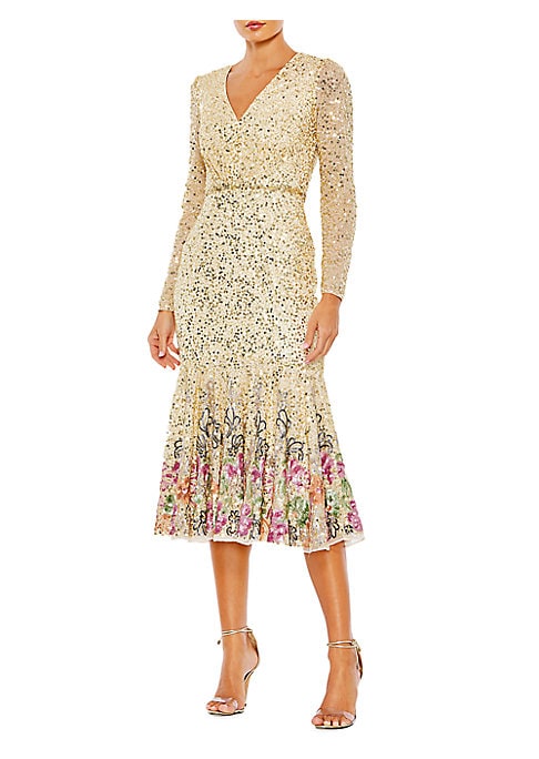 Glamorous Evening Wrap Dress