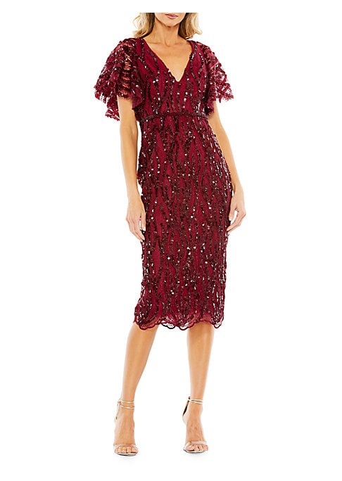 Sparkling Sleeve Elegance Dress
