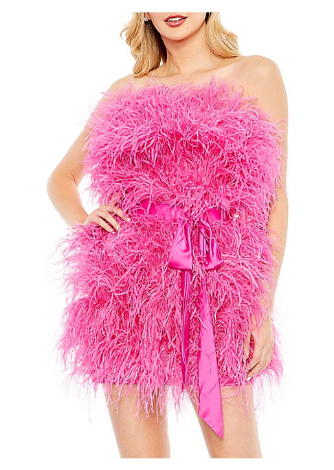 Feathered Elegance Dress
