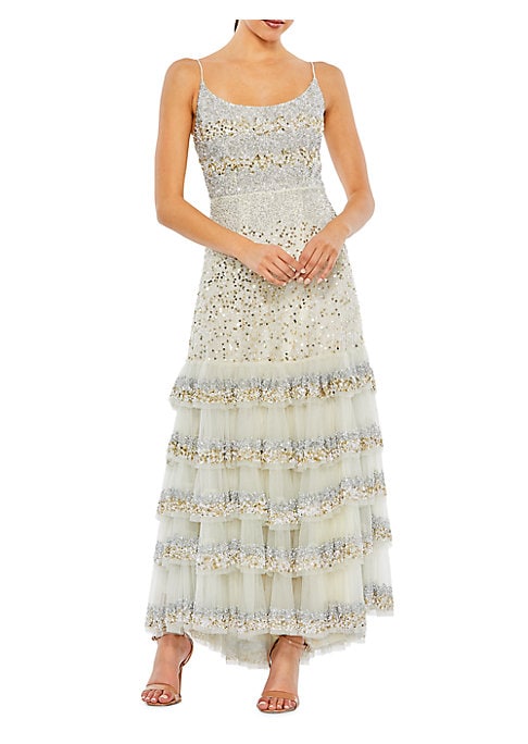 Elegant Tulle Fit Gown