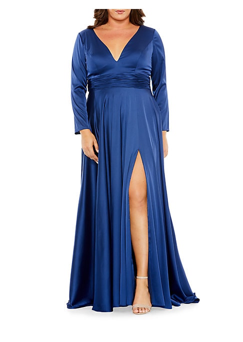 Gorgeous Pleated Evening Gown