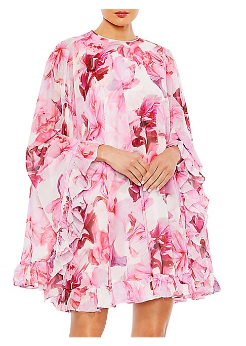 Floral Flutter Mini Dress