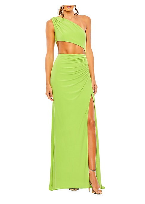Sleek Cut-Out Evening Gown