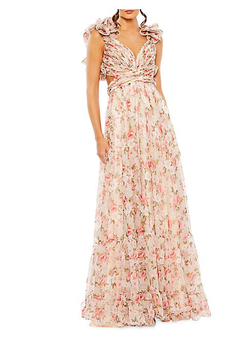 Floral Elegance Gown
