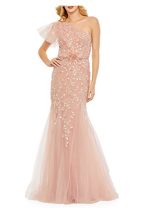 Chic One-Shoulder Glam Gown